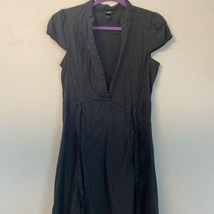 H & M black knee length dress.